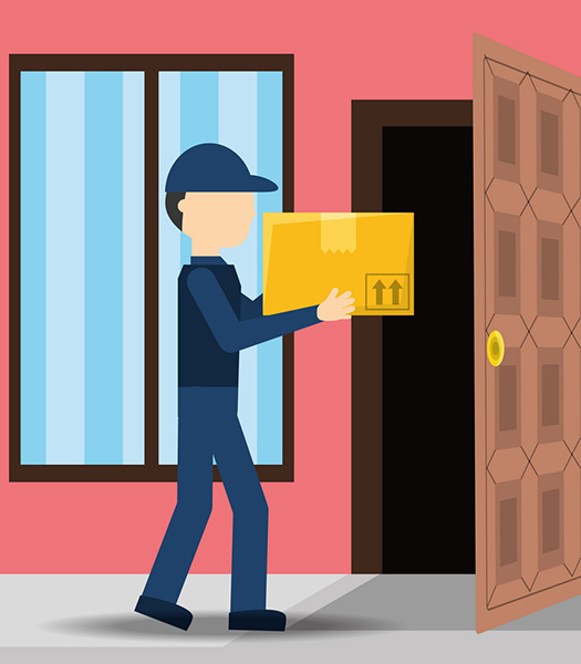 Door to door delivery services in india